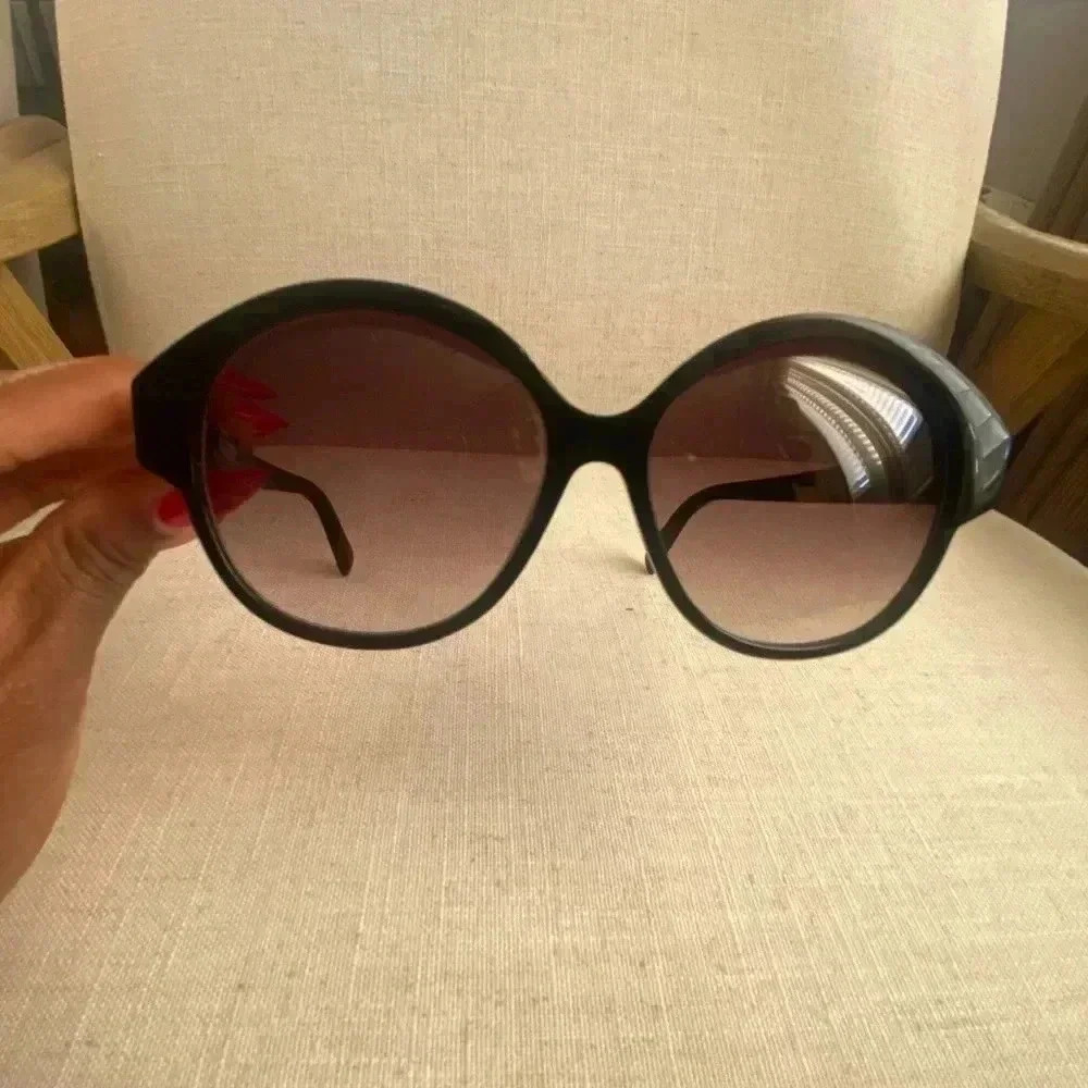 Celine Round Maillon Triomphe Round Frames Sungla… - image 3